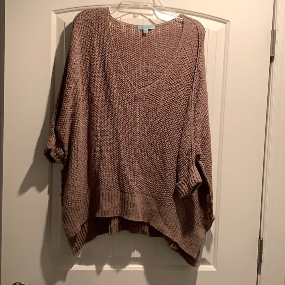 Summer sweater mocha colored
